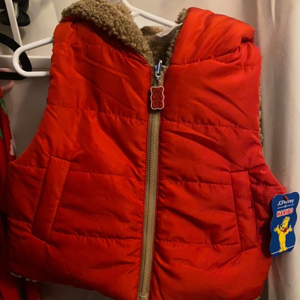 JCPenney Kids Red Puffer Vest